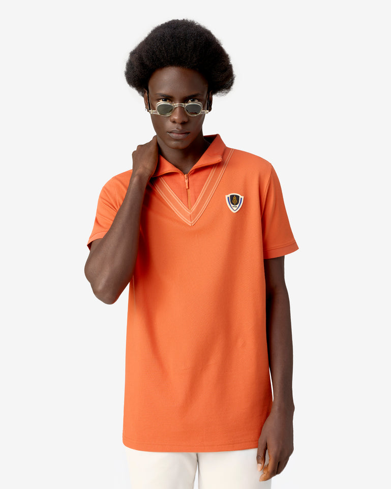 Cricket Club Polo - Orange
